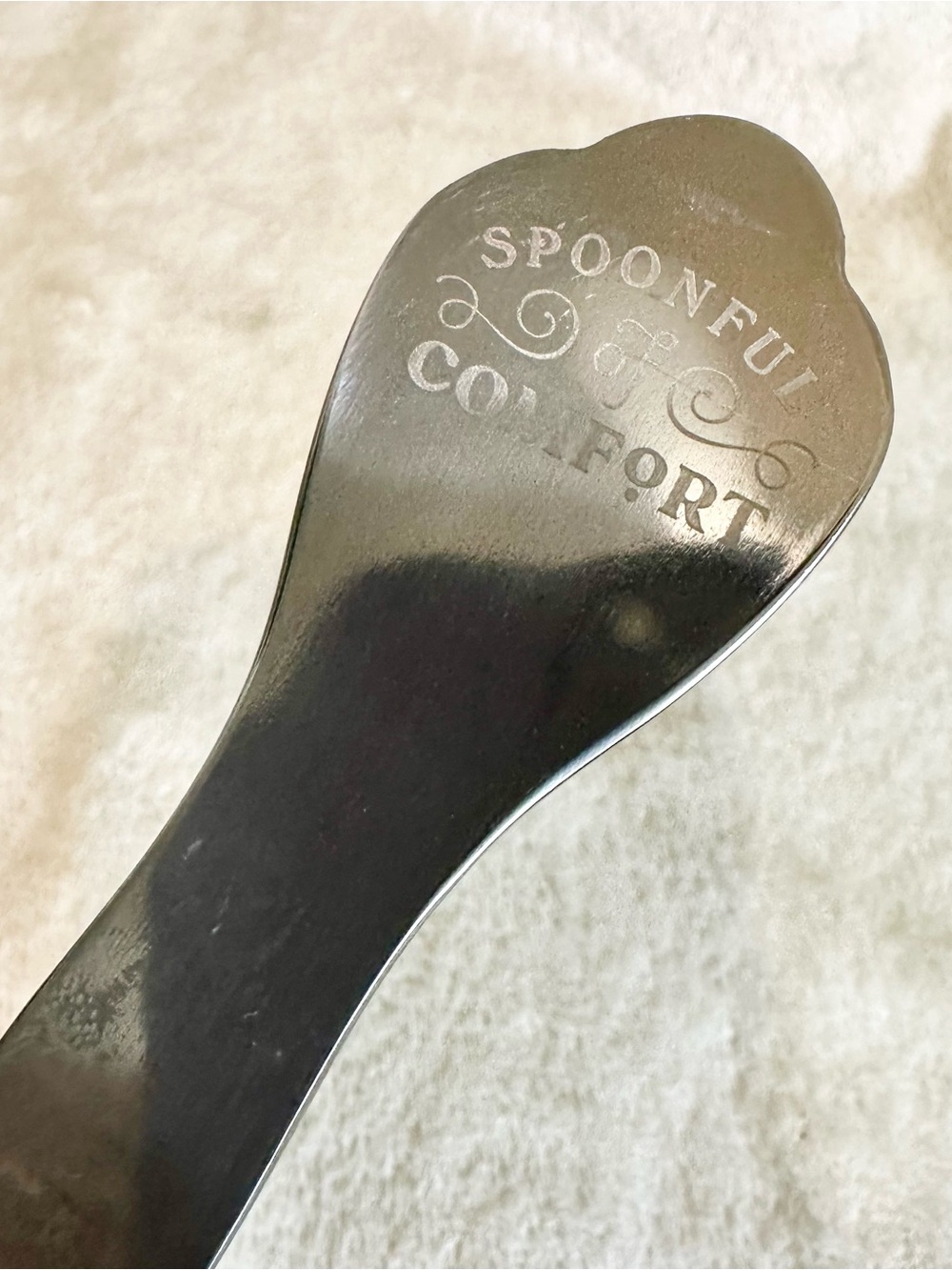 Spoonful Of Comfort Stainless Steel Soup Ladle 9" Ornate Serving Spoon